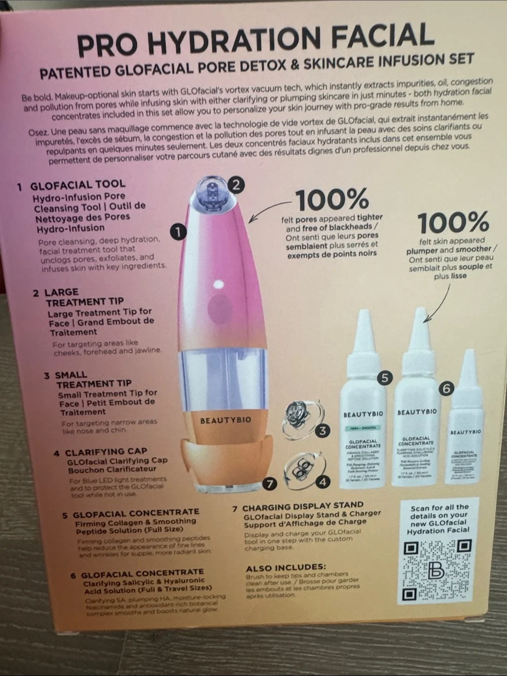 BeautyBio Pro Hydration Facial - Pink Pore Detox & Infusion Set